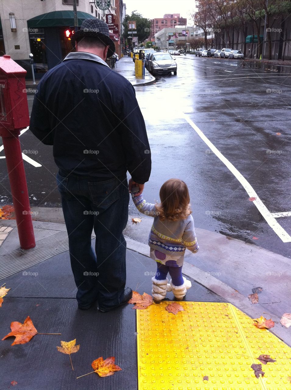 Holding hands. Cute shot of my dad and cousin in San Francisco on our yearly December trip!