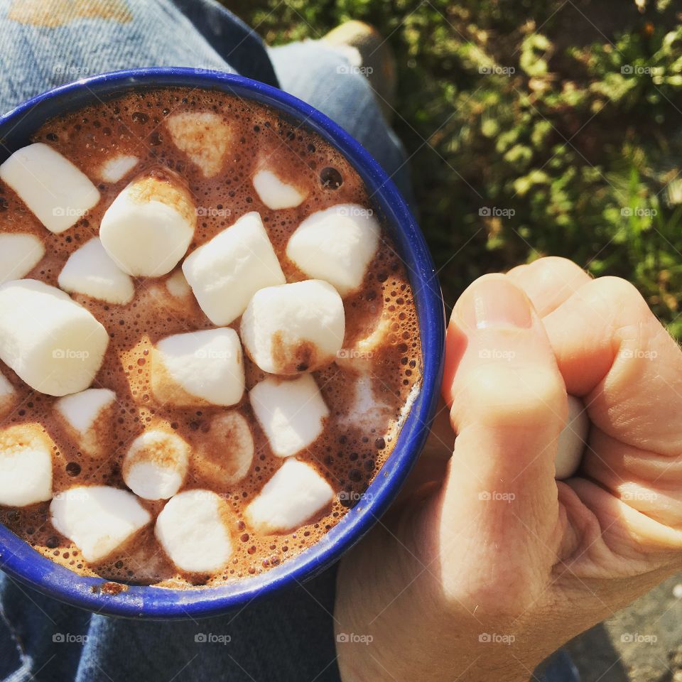 Cup of Cocoa in Spring