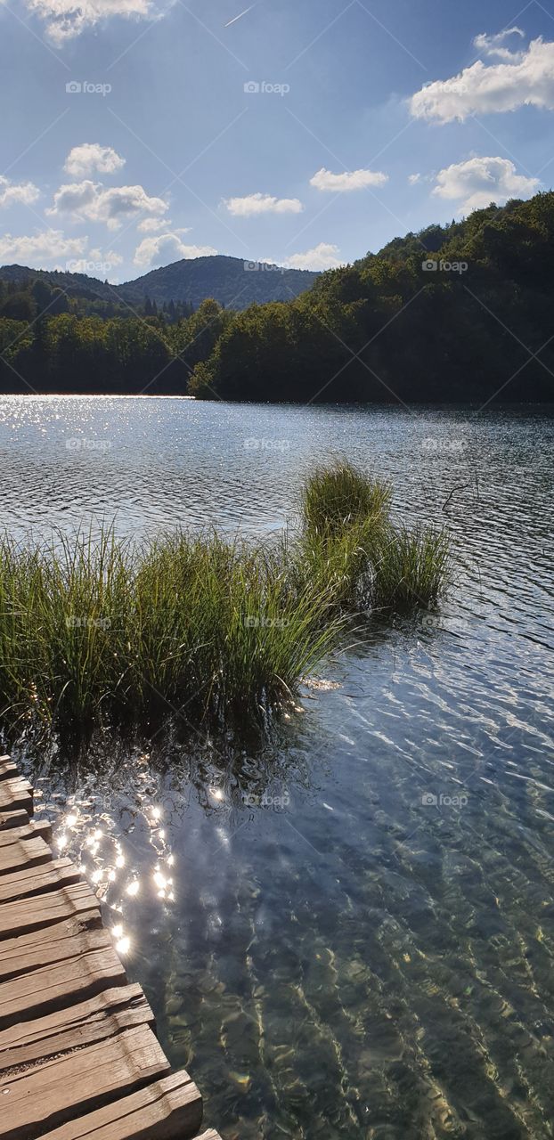 lake in Plitvice np, Croatia