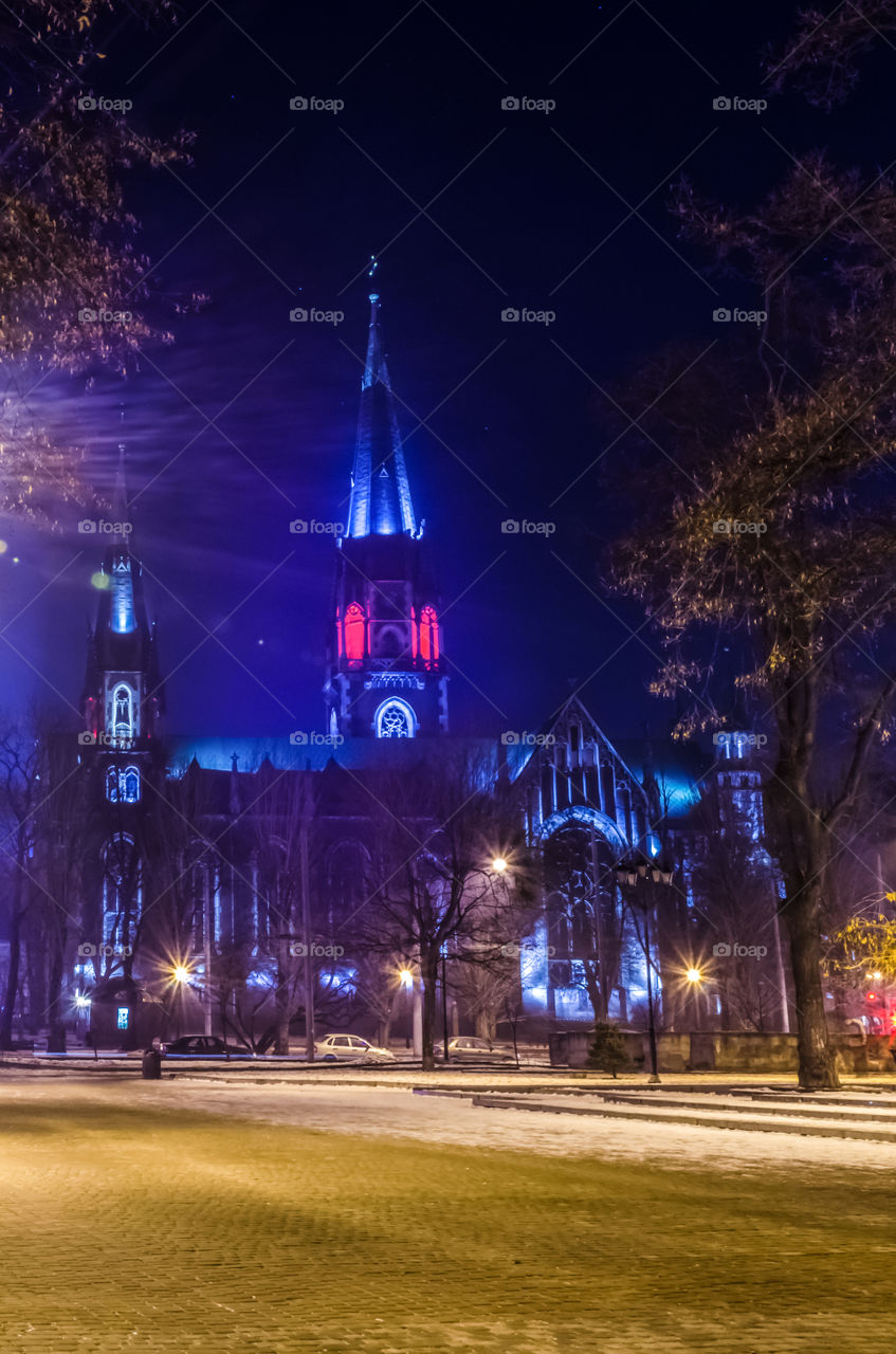 St. Olga and Elizabeth cathedral in Lviv city