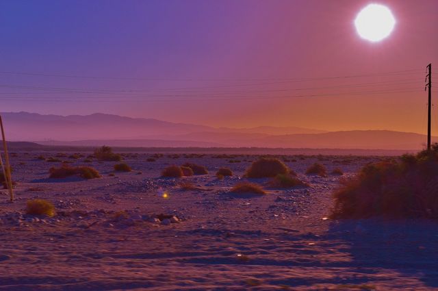 Purple sunset