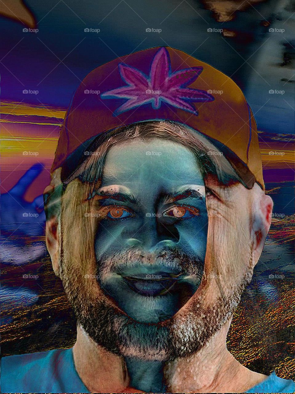 Psychedelic hallucination of identity.