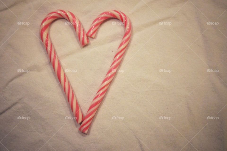 Candy cane heart