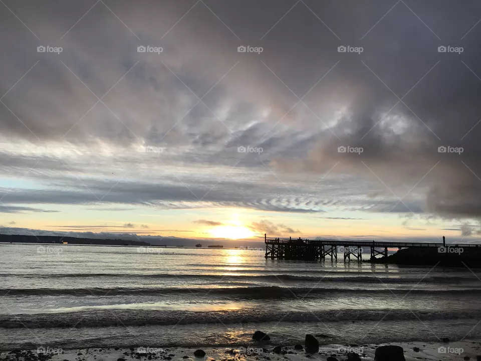 February skies
