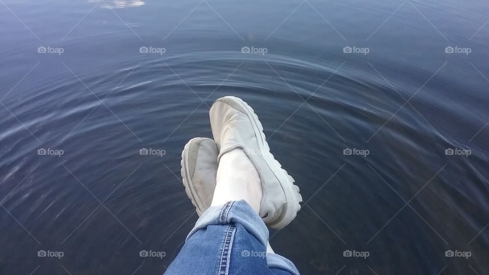 Sitting on the dock