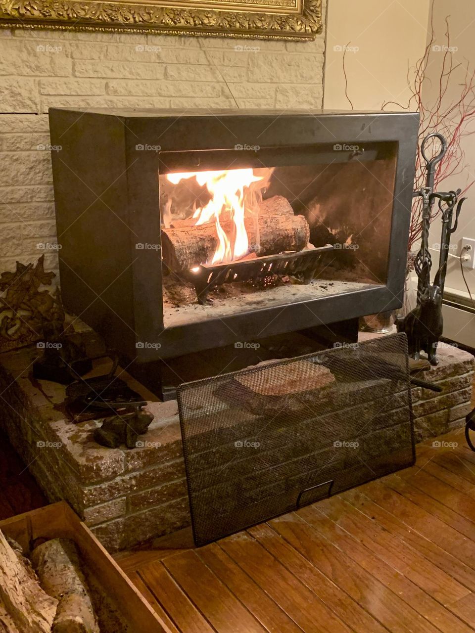 Wood burning stove 