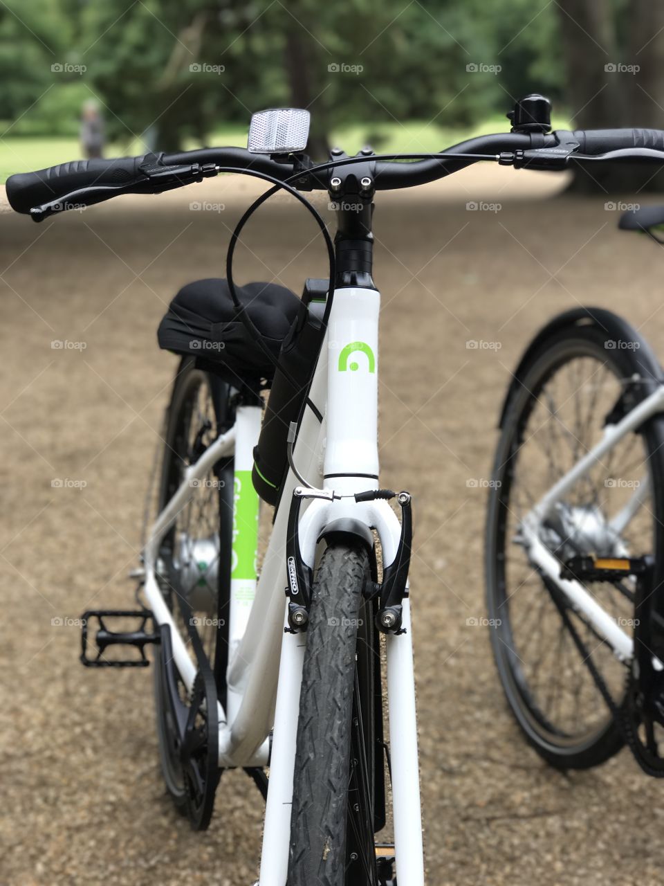 Some cool bikes in the forest 