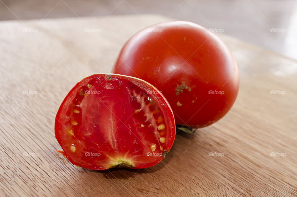 Half And Whole Tomatoes