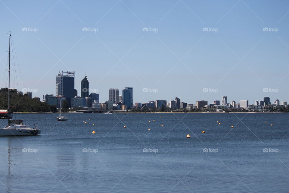 Perth from Matilda Bay