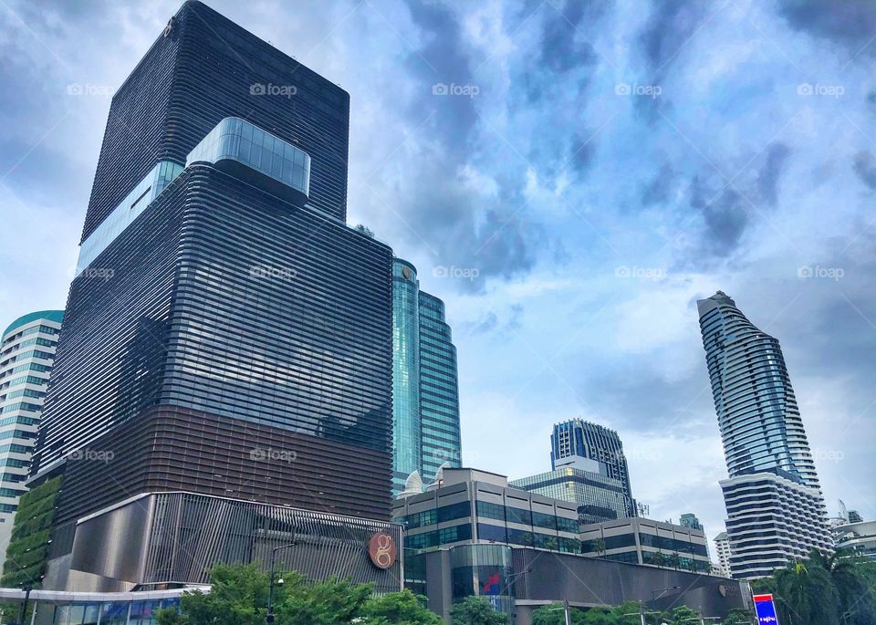 cloudy day in Bangkok 