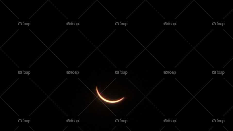 The solar eclipse