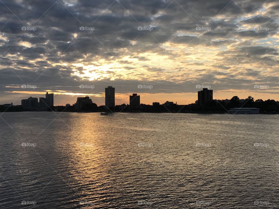 Sunset on the Charles River