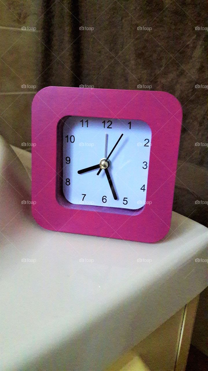 Pink Clock