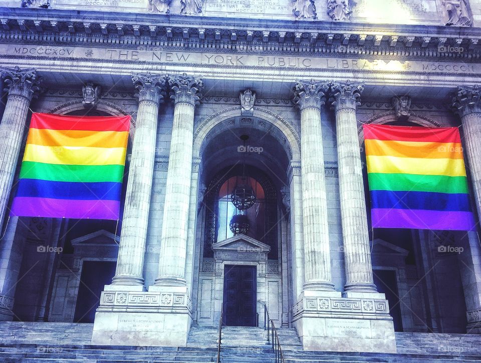 NYC Pride at the public library...