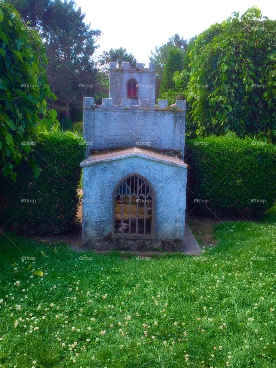 Miniature old castle 