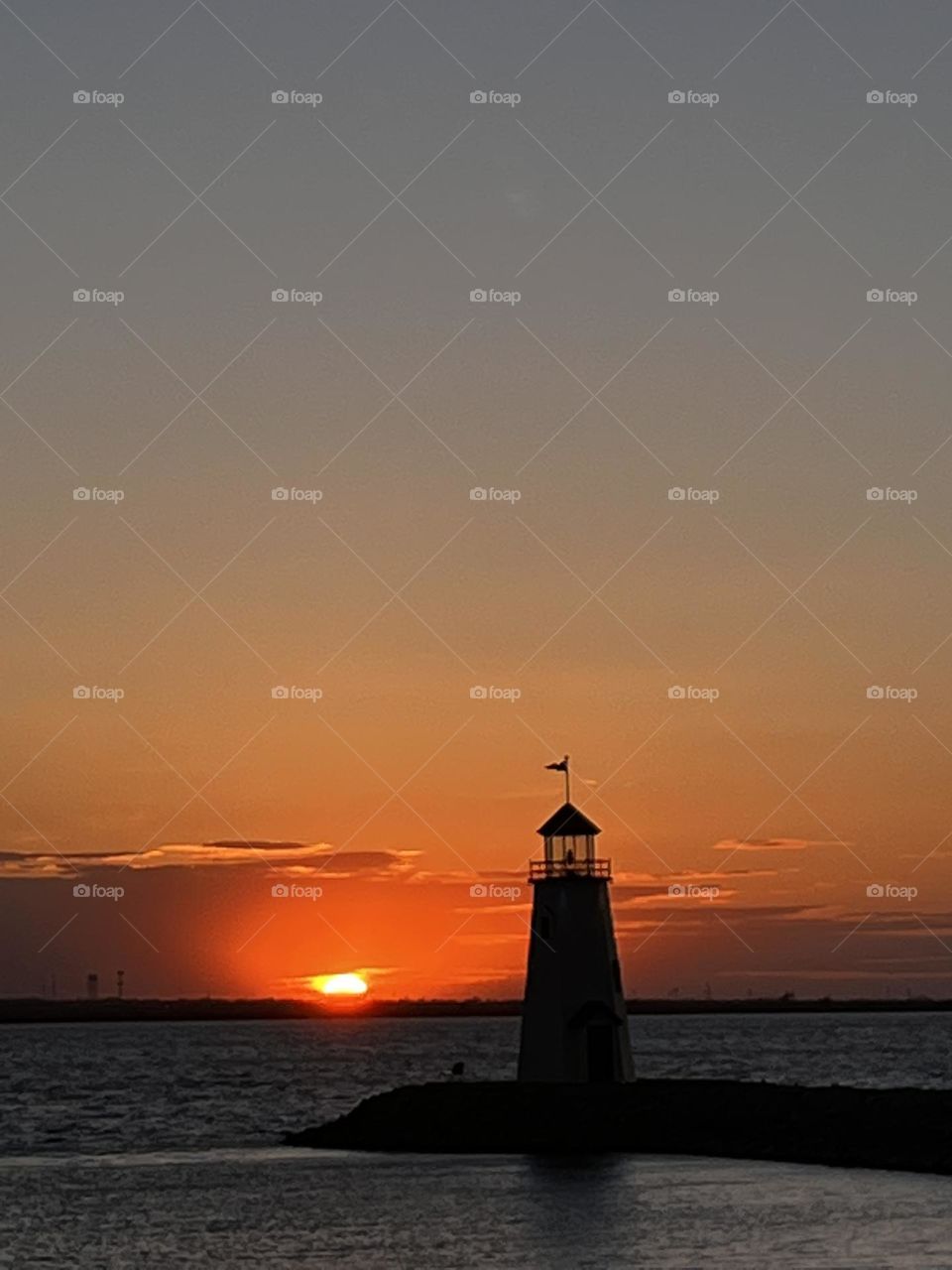 Sunset by the Lighthouse