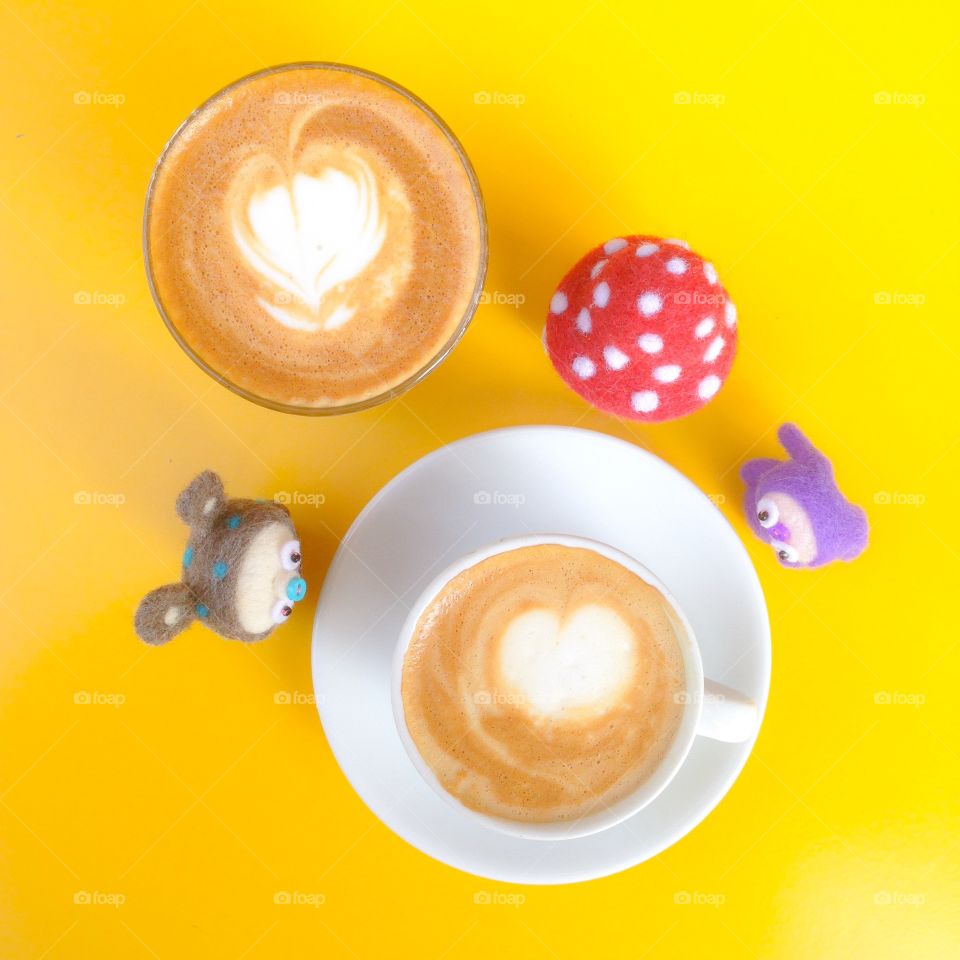 oat latte and oat cappuccino