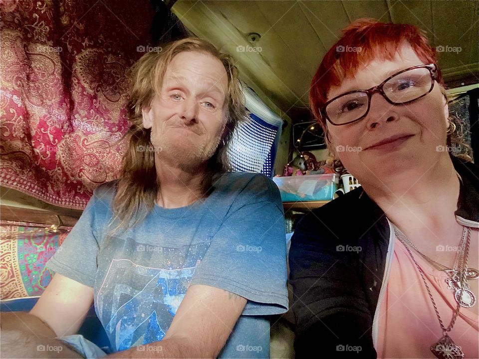 This is me, “Petra Schiller” a.k.a. “Maxine Firefox” a.k.a. “Maximiliane Feuerfuchs” and partner “Timothy Trespas” aboard “Salvation”, the “28 ft 1969 Luhrs” cabin cruiser at “Newtown Creek” in LIC, Queens that we call home. 2023 Hypnotic Productions