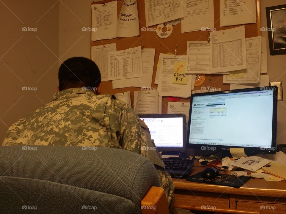 Logistics Sergeant sending medical soldiers on missions