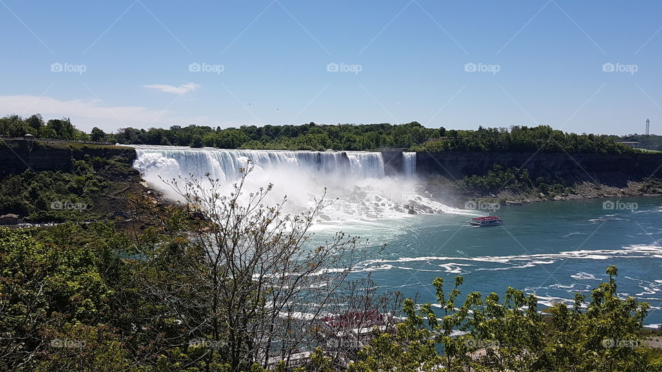 The Niagara falls