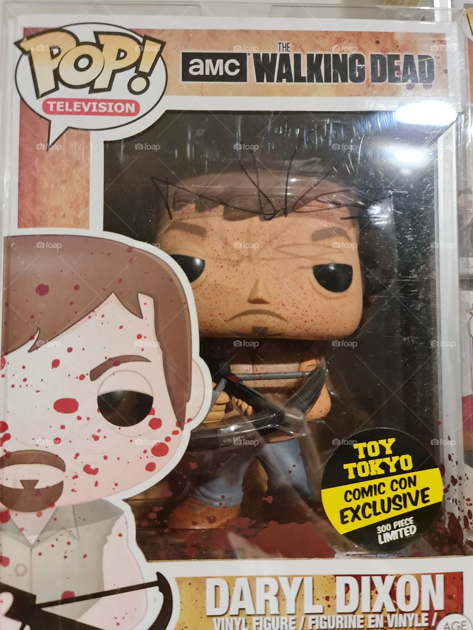 Funko Pop! Vinyl - 10"  The Walking Dead - Toy Tokyo Comic Con signed Exclusive 
" Norman Reedus "