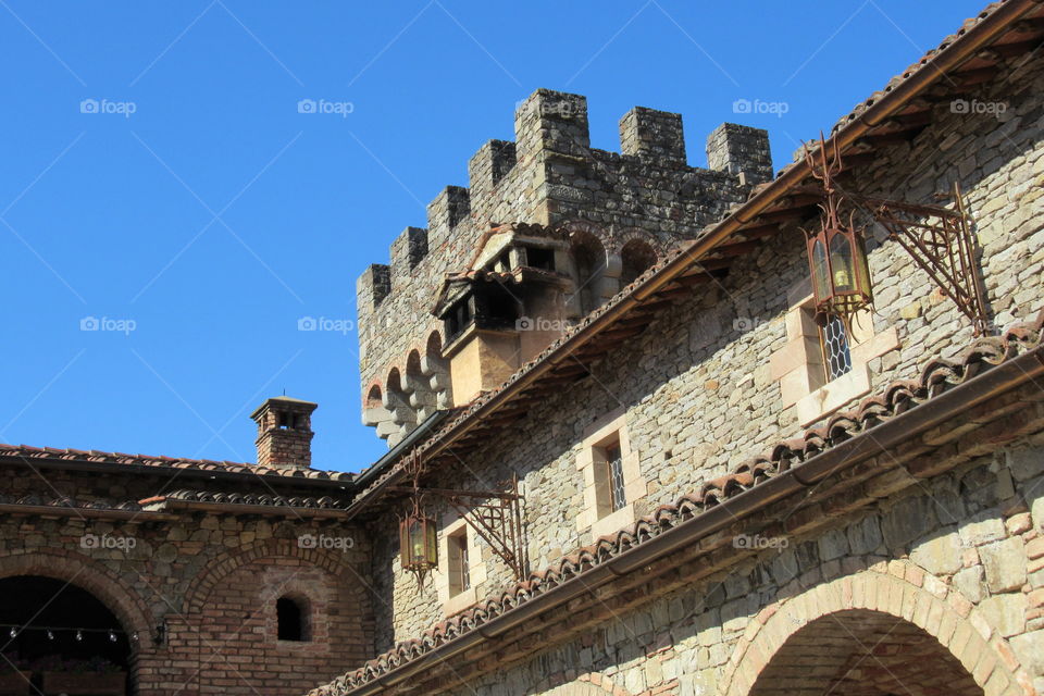 Tower at Castillo de Amorosa