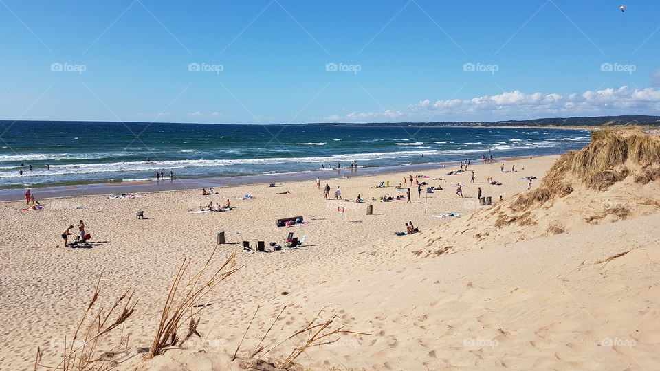 Tylösand beach summer Sweden - strand sommar semester Sverige 