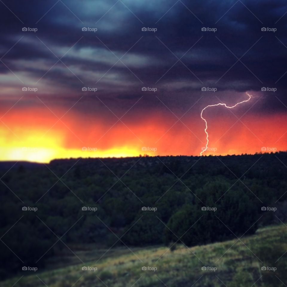 Sunset, Landscape, Sky, Nature, Evening