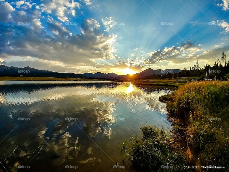 Fishing into the sunset