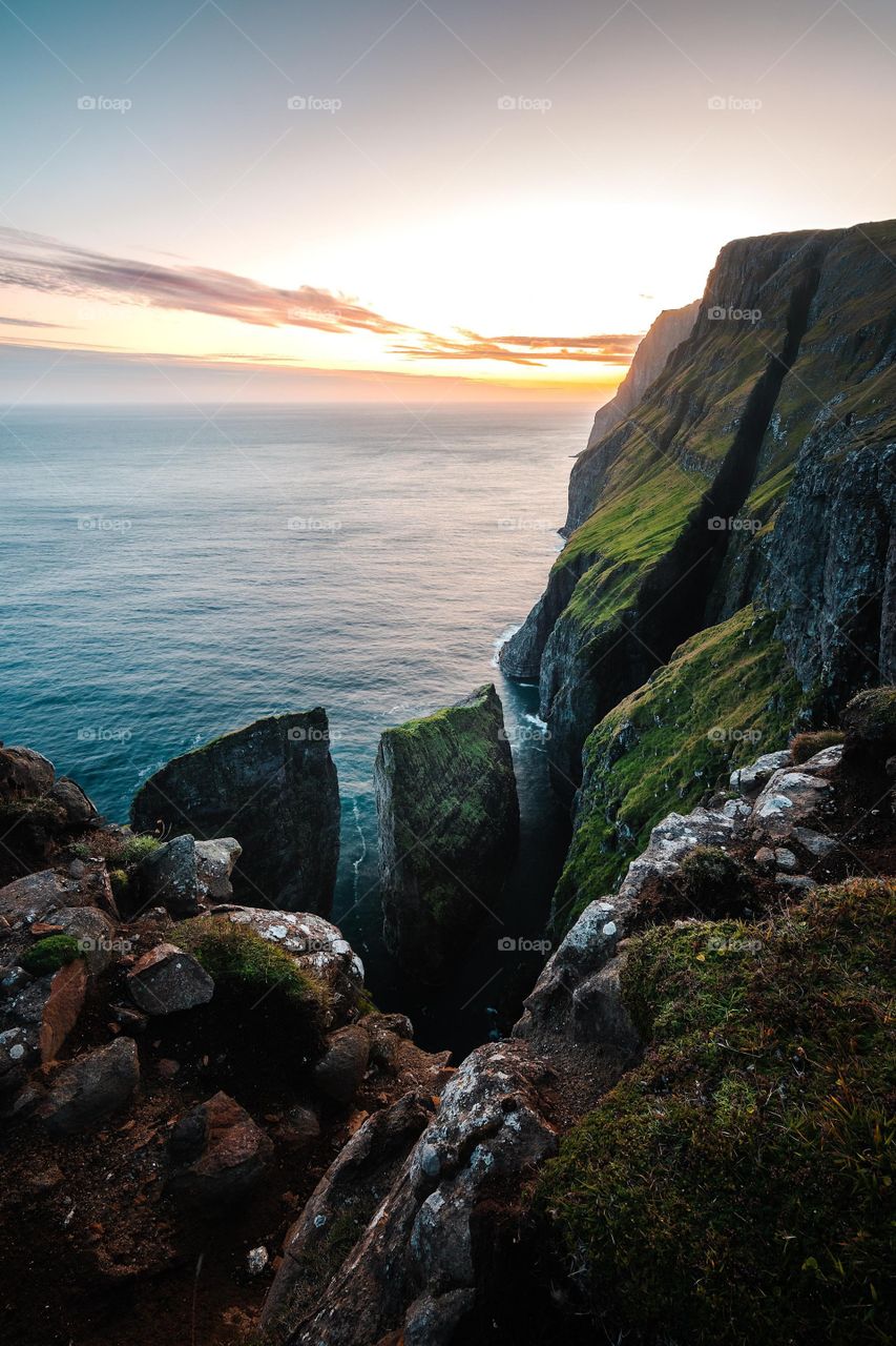Sea view from mountain