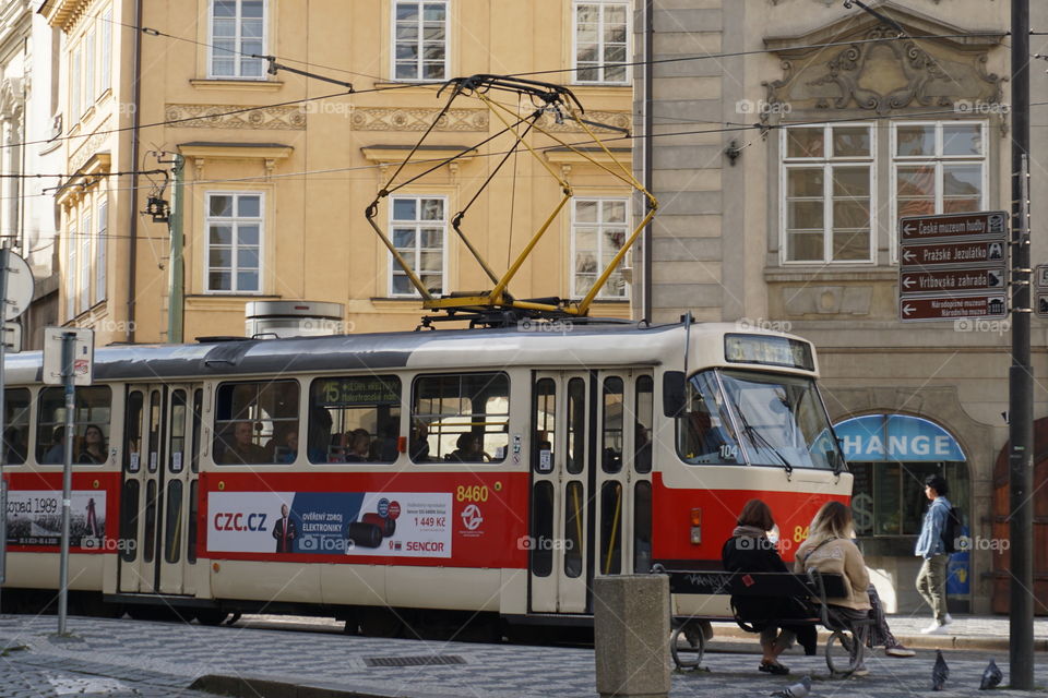 The Tram Stop ... A to B Mission ... could be A the start of your journey or B the end 