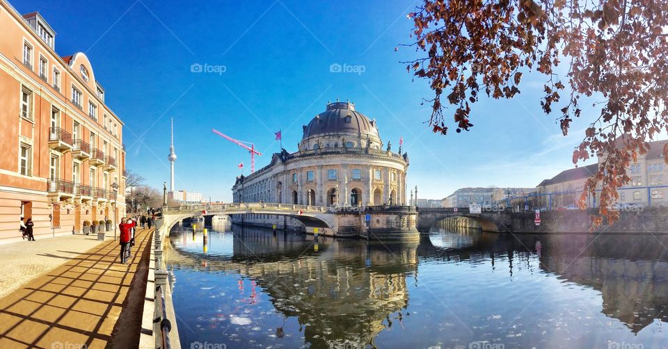 View of bode museum at day