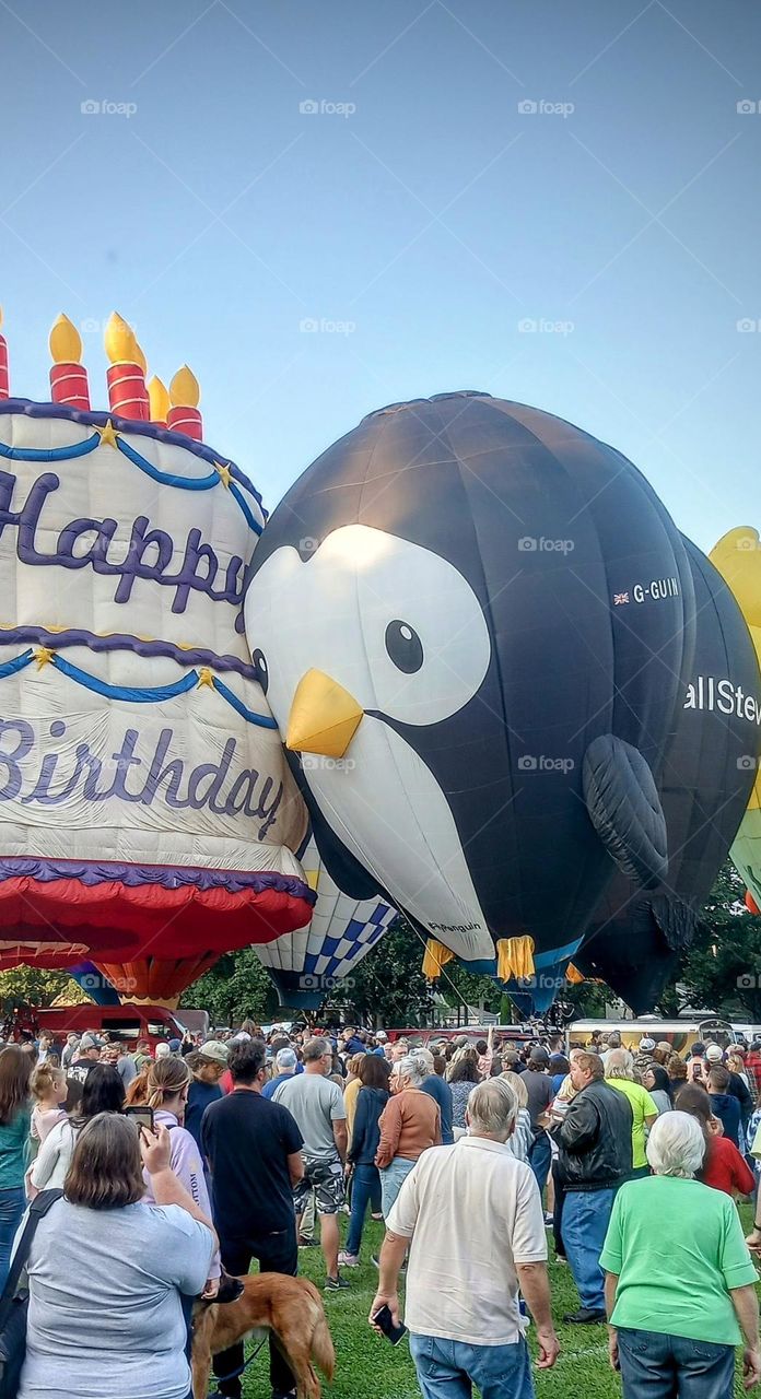 Balloon Birthday Cake