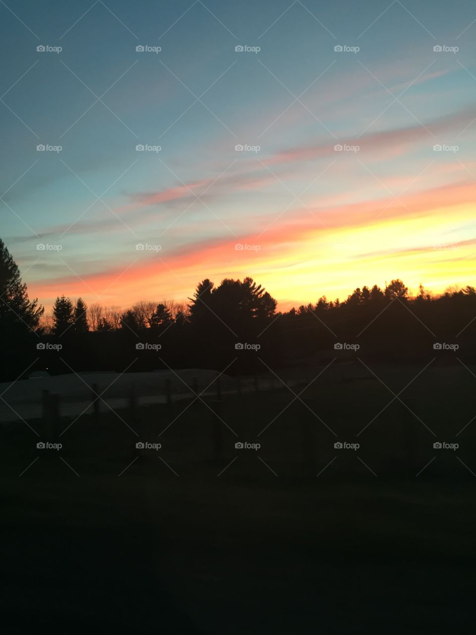 NH sunset