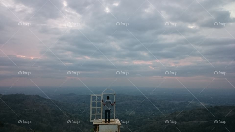 i can see your face on the sky