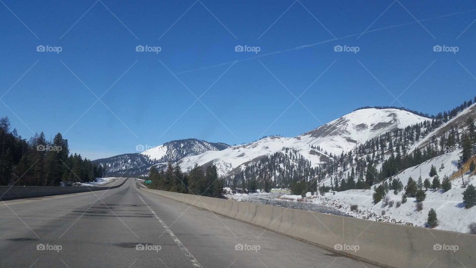 Route I90 Montana