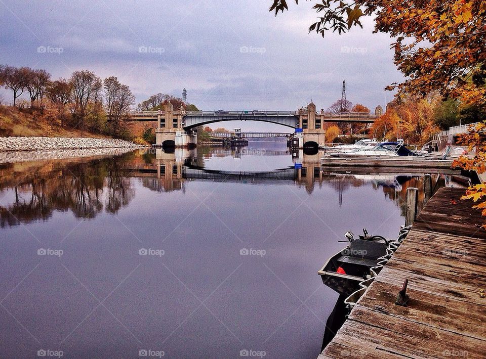 View of Manistee Bridge