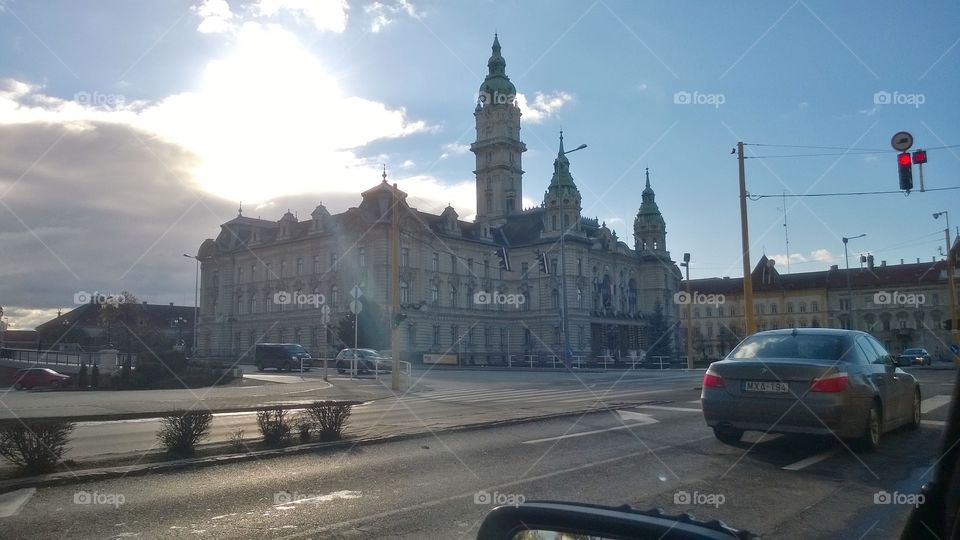 City town hall Gyor Hungary