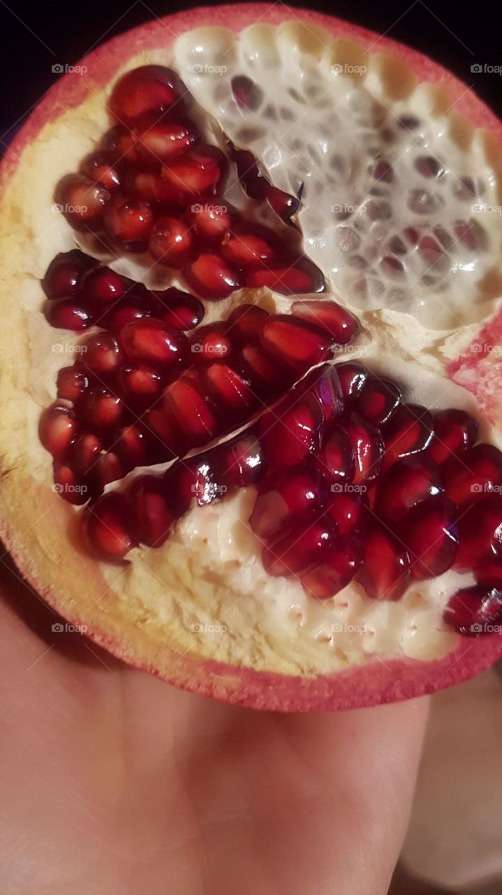 Pomegranate, Fruit, Food, Sweet, Confection