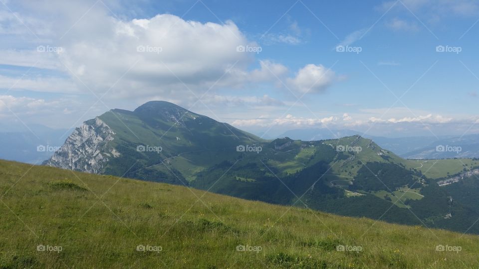 Garda mountain in Italy