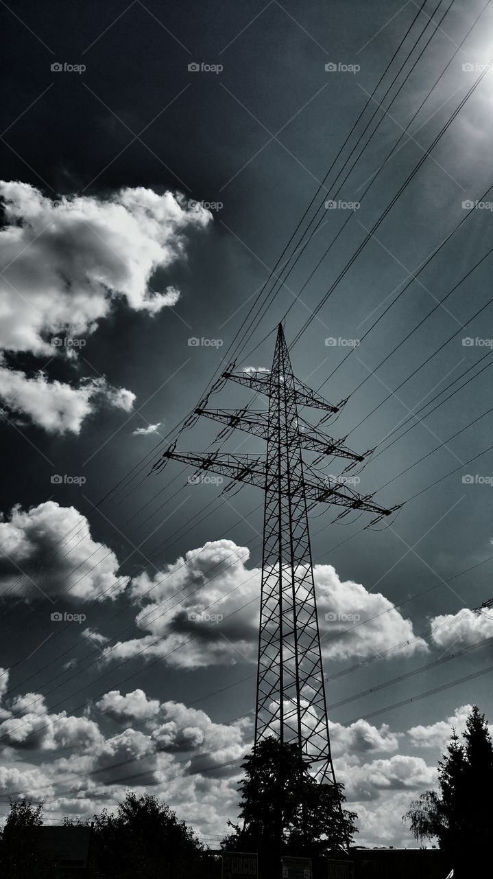 Strommast Koblenz Germany