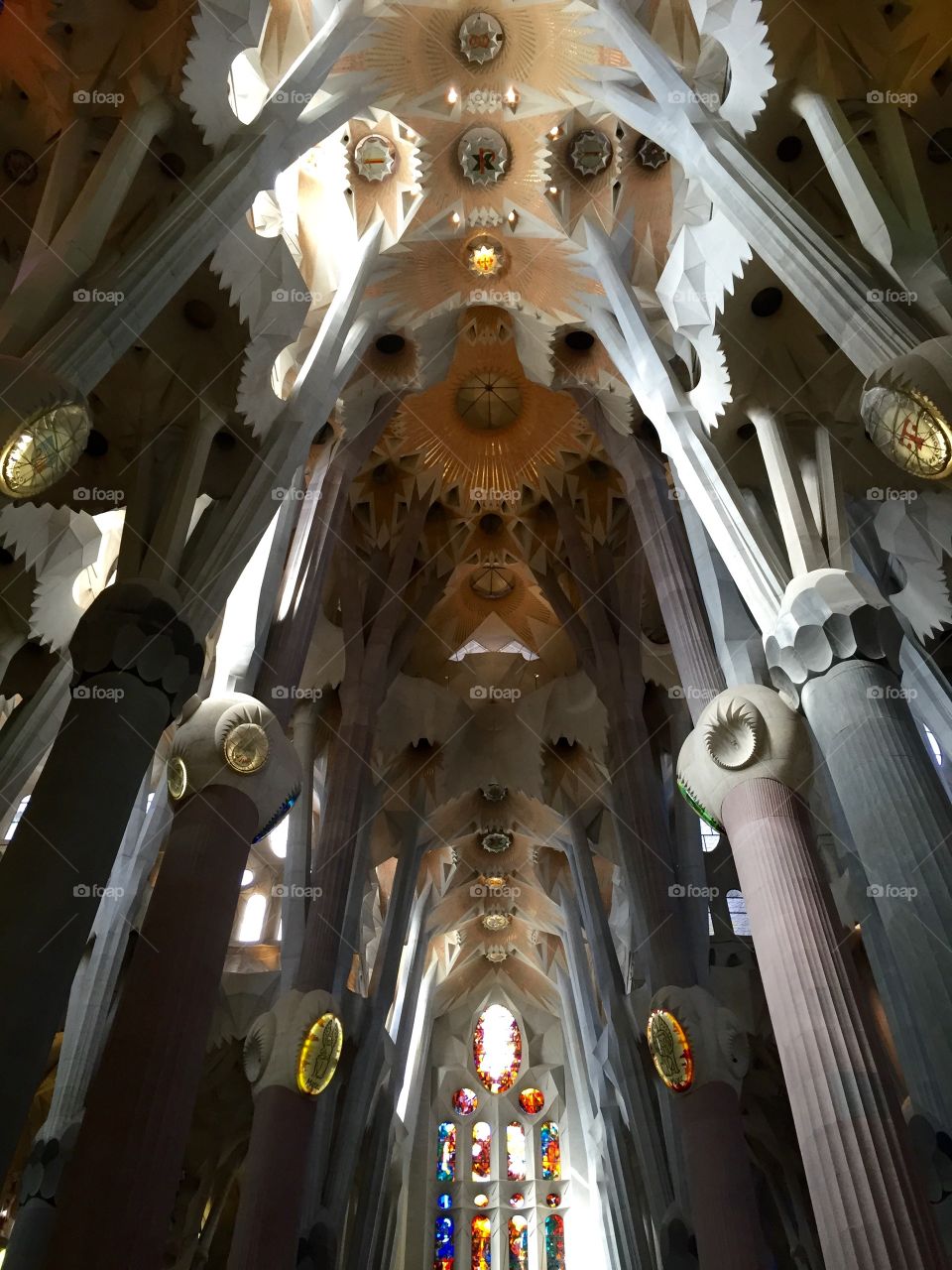 Sagrada Familia ceiling