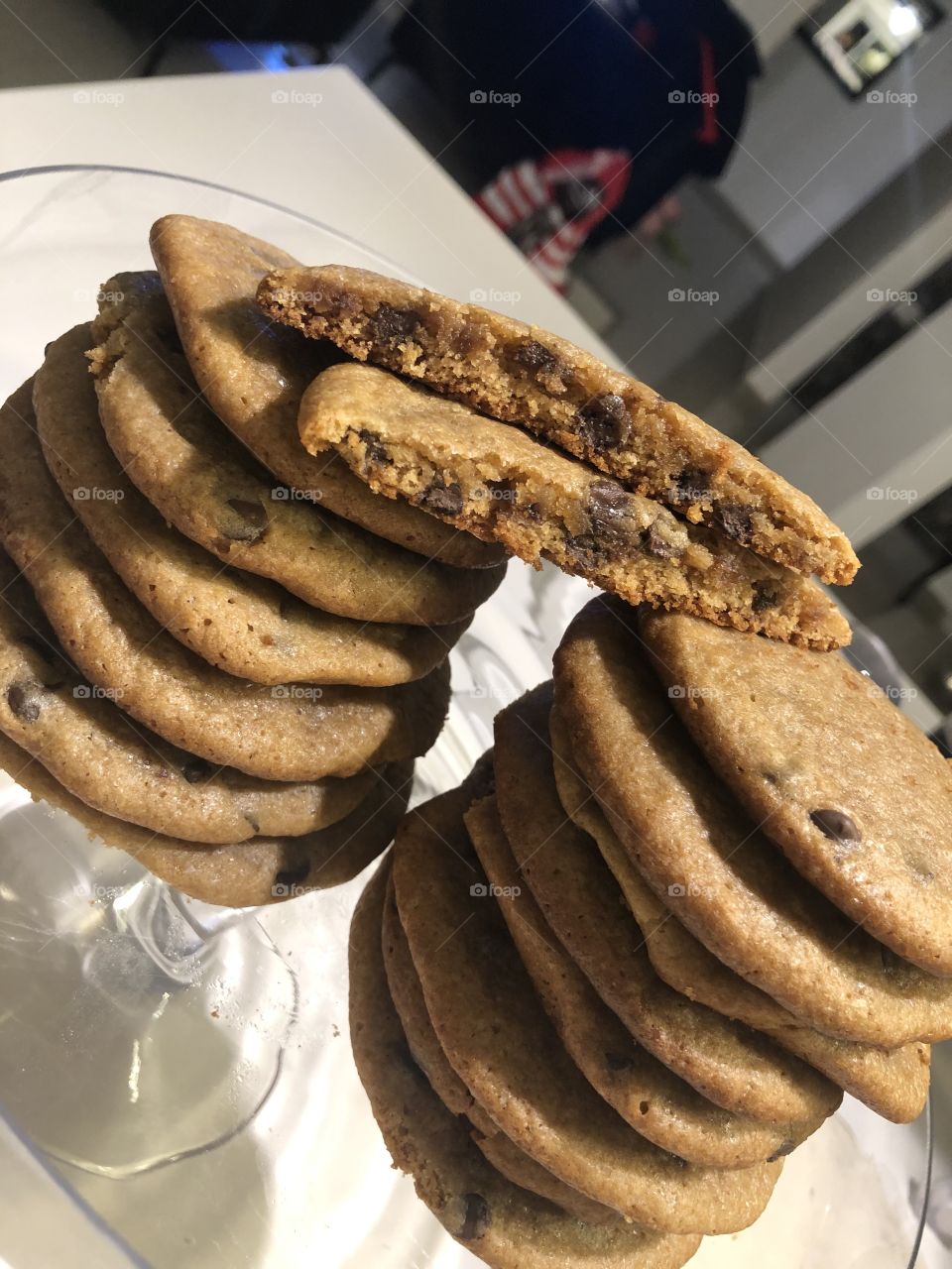 Chocolate chip cookies homemade delicious 😋