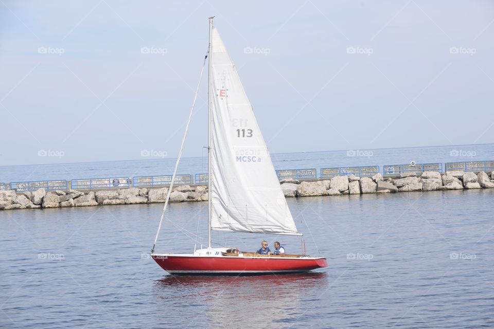 Red sailer