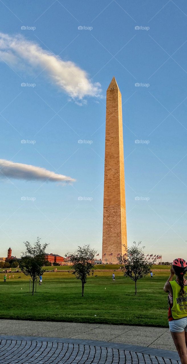 Washington Monument. Segway tour stop