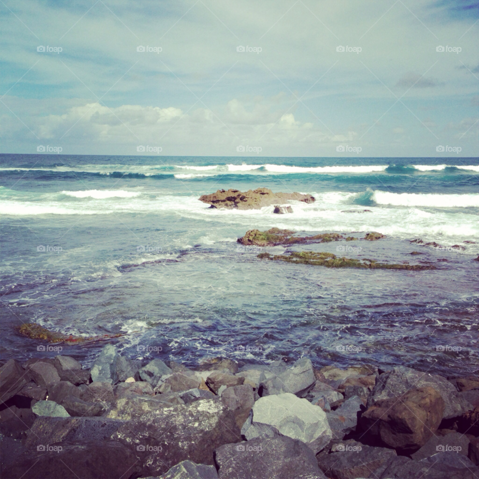 beach ocean relax rocks by mindcontrolz