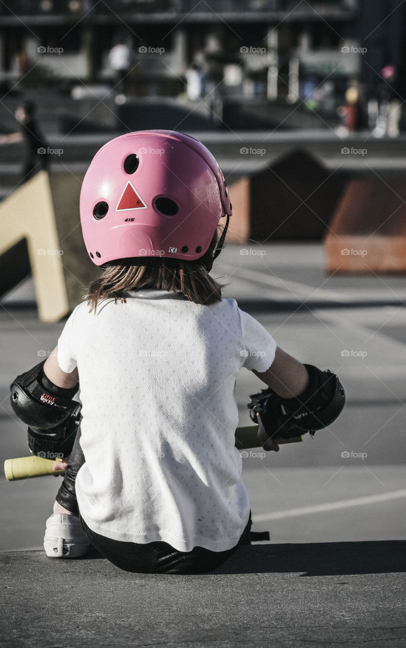Young skater