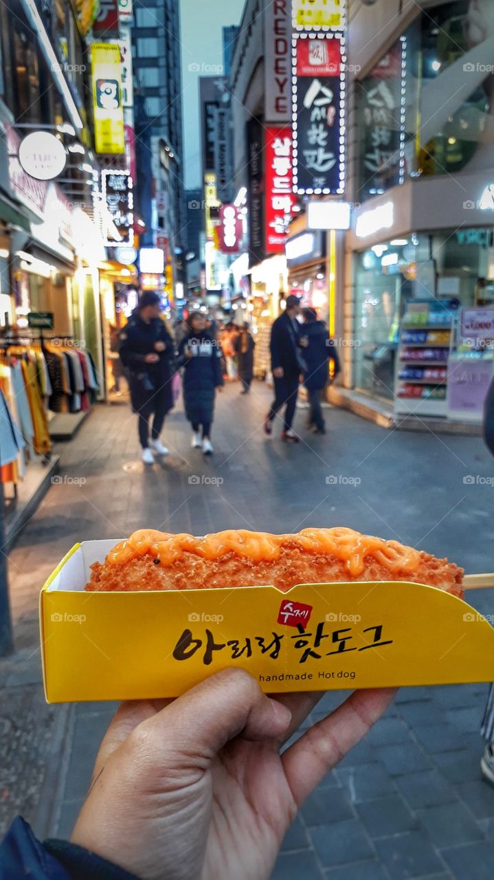 Korean food street