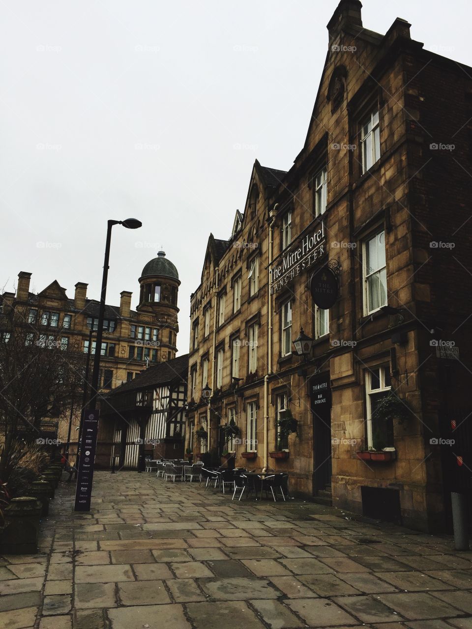 Old hotel in Manchester 