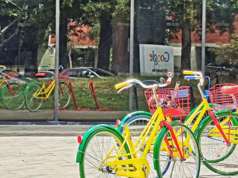 Bikes at Google Campus
